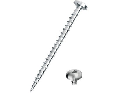 JD Plus Universalschraube Pan-Head m. I-Stern 4x20 mm galv. verzinkt, 200 Stück