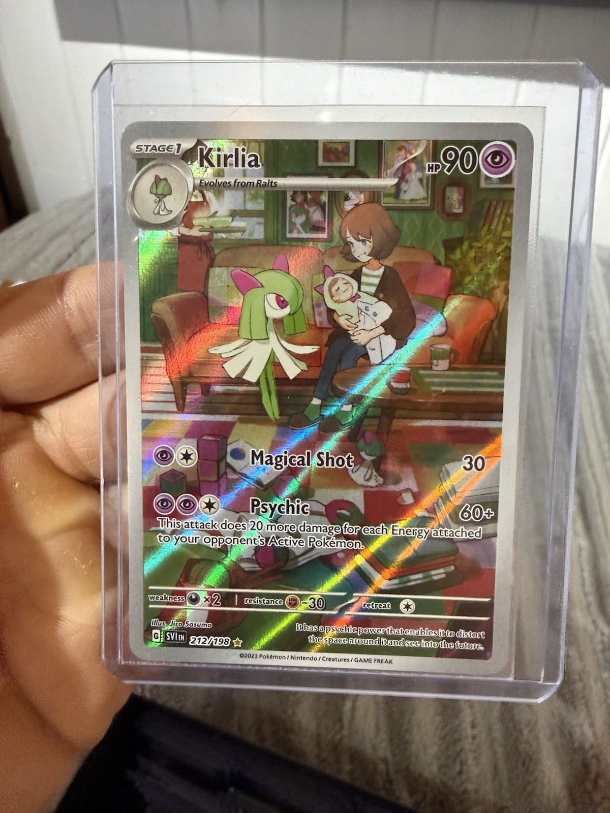 Kirlia Illustration Rare 212/198 SV01 Scarlet & Violet Pokémon English Mint