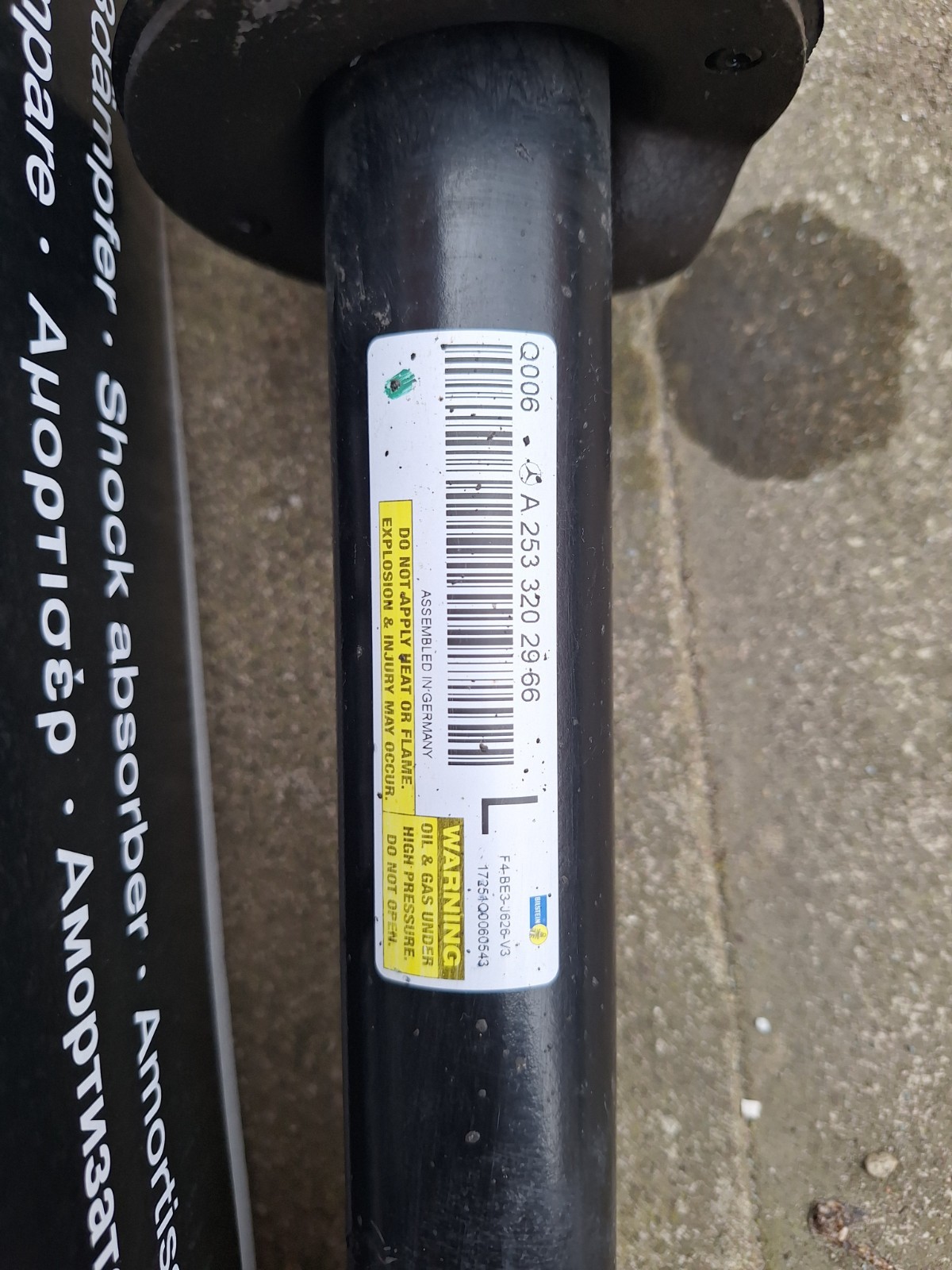 Genuine Mercedes GLC X253 Front Left Shock Absorber A2533202966