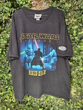 Vintage 90s STAR WARS Episode 1 Jedi vs Sith Darth Maul 1999 Movie T-shirt Sz XL