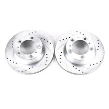 EBR1079XPR Powerstop 2-Wheel Set Brake Discs Rear for Porsche 718 Cayman Boxster