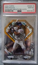 2022 Topps Series 1 Diamond Greats Die-Cuts Mike Piazza #DGDC-15 Red Mint  10