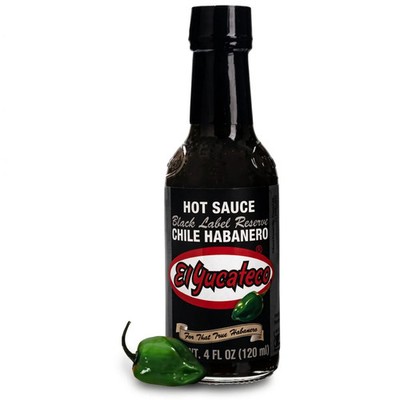 El Yucateco Habanero Black Label Reserve Hot Sauce 120ml Mexikanisch