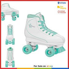 Women Roller Skates Quad Hightop Size 9 Indoor Outdoor ABEC 5 Bearings Cruising