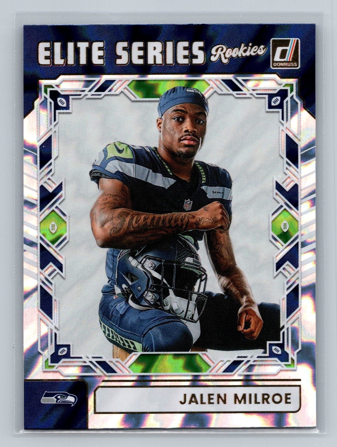 Jalen Milroe 2025 Donruss #ESR-JME The Elite Series Rookies Seattle Seahawks