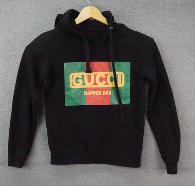 Gucci x Dapper Dan Hoodie Pullover Black Size Small