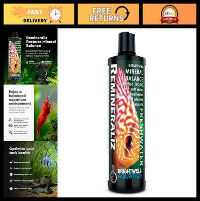 Mineral Additive for Freshwater Aquariums - Enhances Distilled & RO Water 250ml