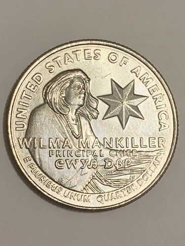 2022-D American Women Quarters Wilma Mankiller — photo from the most recent tracked eBay sale