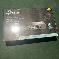 TP-Link 16 Port Desktop/Rackmount Network Gigabit Switch - TL-SG1016D