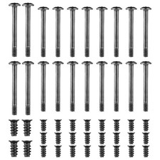 Durable Metal Screws Set for Computer Case Fan Cooling Fan Mount Screws Black