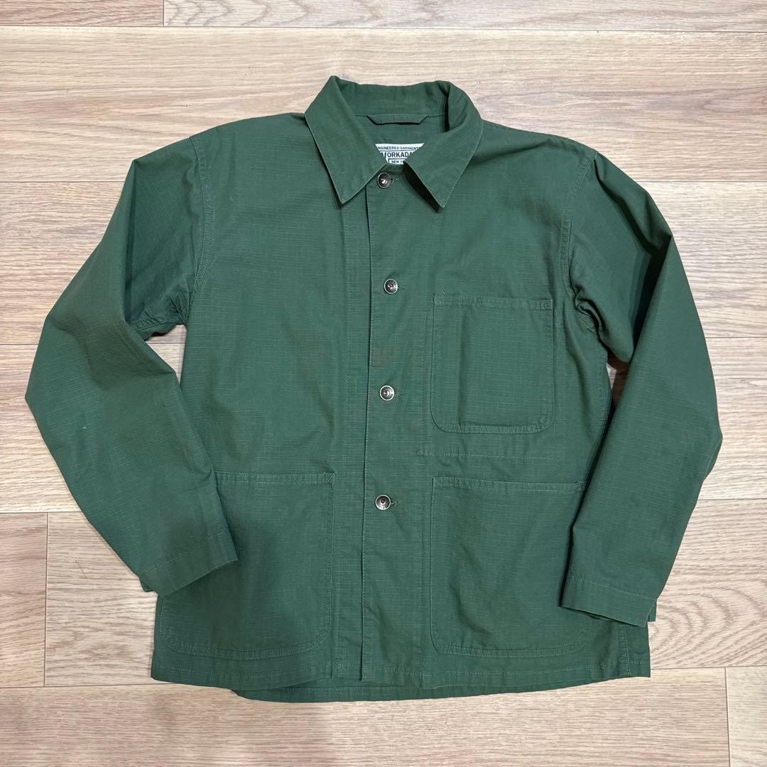 ENGINEERED GARMENTS Workaday Utility Jacket Olive… - image 1