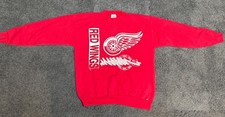 Vintage Detroit Red Wings Sweatshirt Adult XL 90  s Logo 7 Brand