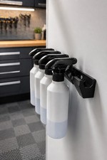 4 Slot Spray Bottle Holder Wall Mount Garage Organizer Detailing Bottle Rack
