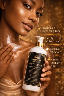 Amielys Gold Skin Body Cream 500ml Brightening Moisturizing Niacinamide