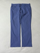 Peter Millar EB66 Pants Mens 40x31 Blue Five Pocket Performance Golf PORTB
