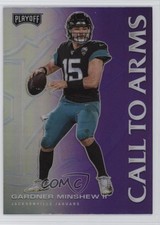 2020 Panini Playoff Call to Arms Purple Prizm Gardner Minshew II #CA-15 14tz