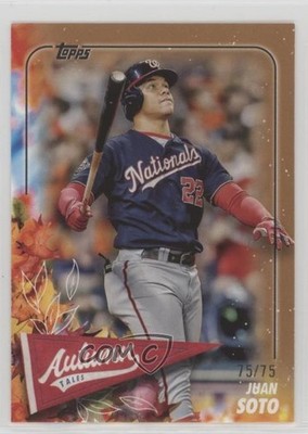 2024 Topps Update Autumn Tales Gold 75/75 Juan Soto #AT-10 0hr