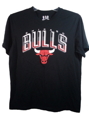 Chicago Bulls NBA Ultra Game T-Shirt Men L Black Graphic Print Short Sleeve