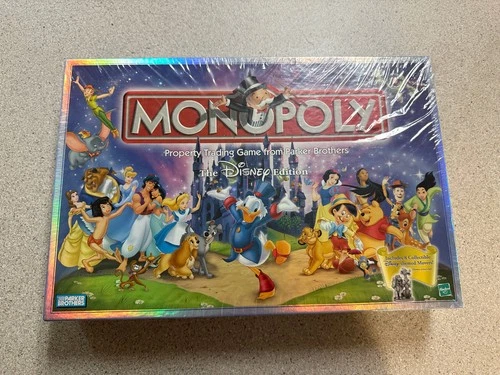 NEW Monopoly The Disney Edition Board Game Factory Sealed Vintage 2001 Hasbro