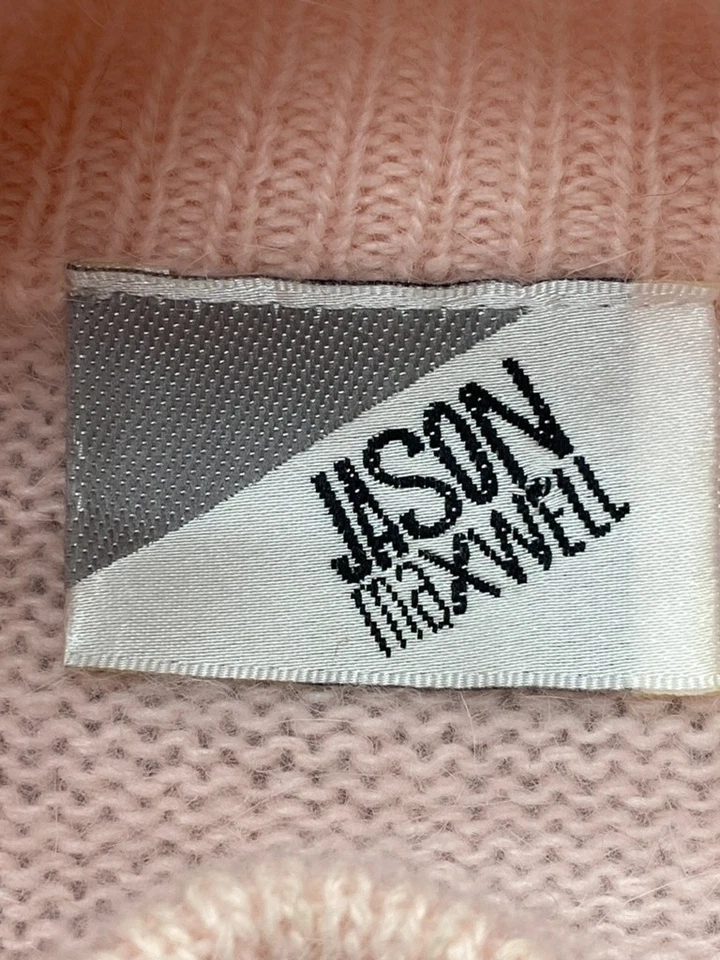 Женский свитер Jason Maxwell маленький из овечьей шерсти ангора кроличьи волосы вязаный пуловер - Изображение 2 из 4