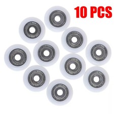 Brand New Door Pulley Parts 10Pcs 19/23/25mm Nylon Carbon Steel Shower Door