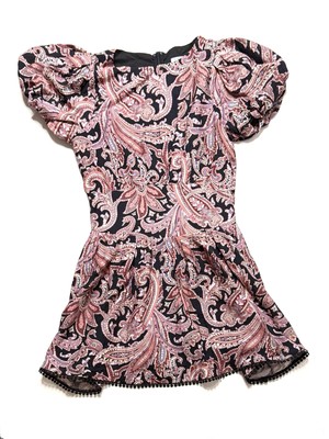 TECE Paisley Print Fit & Flare Dress Size Medium   Boho, Cottagecore, Whimsy