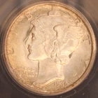 1936-S Mercury Dime. ANACS MS-66. Starts at .99. NO RESERVE