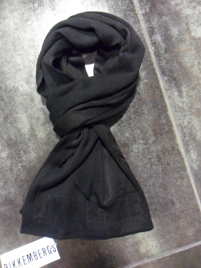 小物 bikkembergs scarf black bikkembergs scarf black