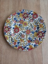 Vintage Saint James Fine Bone Chiny Kwiatowy wzór Talerz boczny