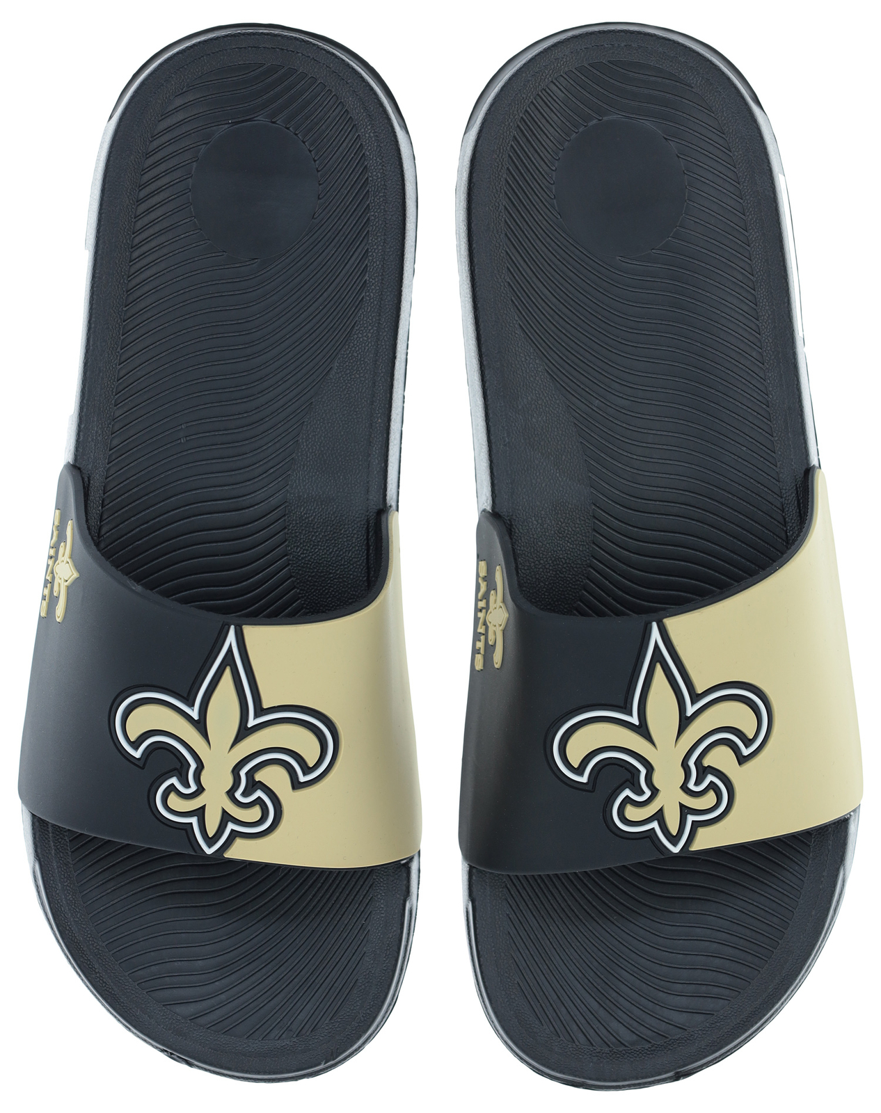 Мужские горки с крупным рельефным логотипом FOCO NFL Mens New Orleans Saints, укороченные