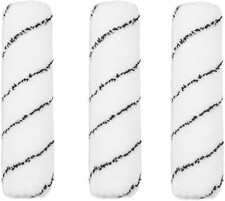 3 Pack Painters 9 inch Microfiber Paint Roller Covers with PVC Core - 1/2" Nap