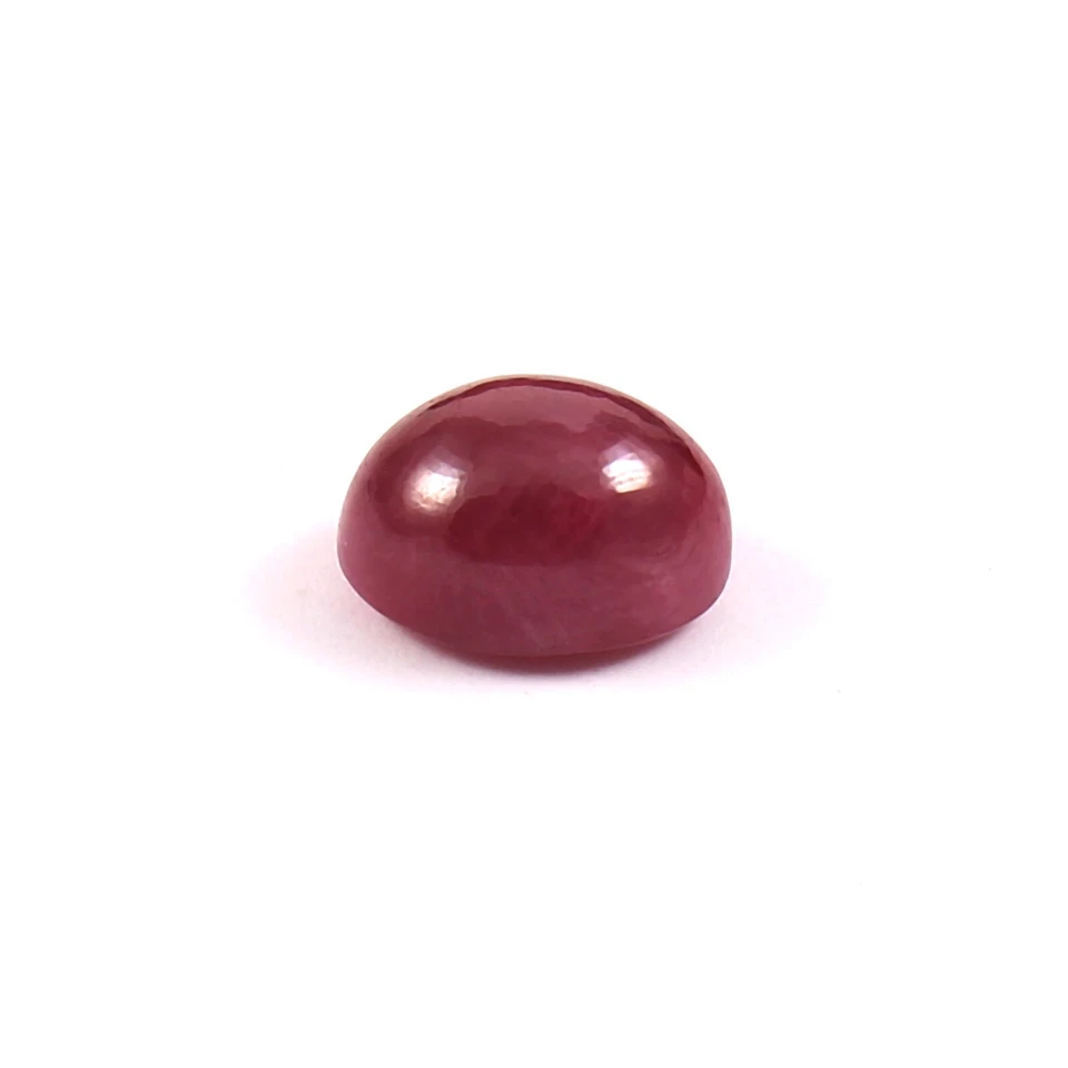 3.25 CT - 100% Natural CERTIFIED Mozambique Ruby Oval Cabochon Loose Gemstone - Image 4 of 4