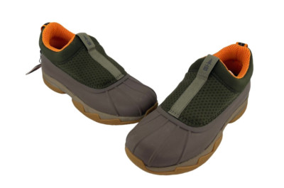 Bass Outdoor Women's Green Gray Slip On Field Duck Shoes Size 10M