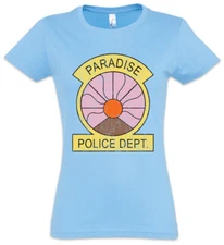 PPD Women T-Shirt Fun Paradise Symbol Police Sign Department PD Gerald Logo