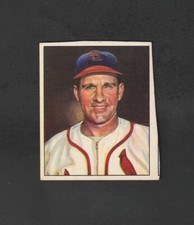 1950 Bowman Enos Slaughter #35 ~ Crazy Unique Miscut & Beautiful Card ~ LOOK!
