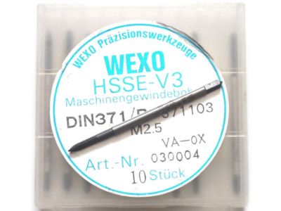 Gewindebohrer M4 Din371/C WEXO HSSE-V3 Gewindeschneider 10Stück