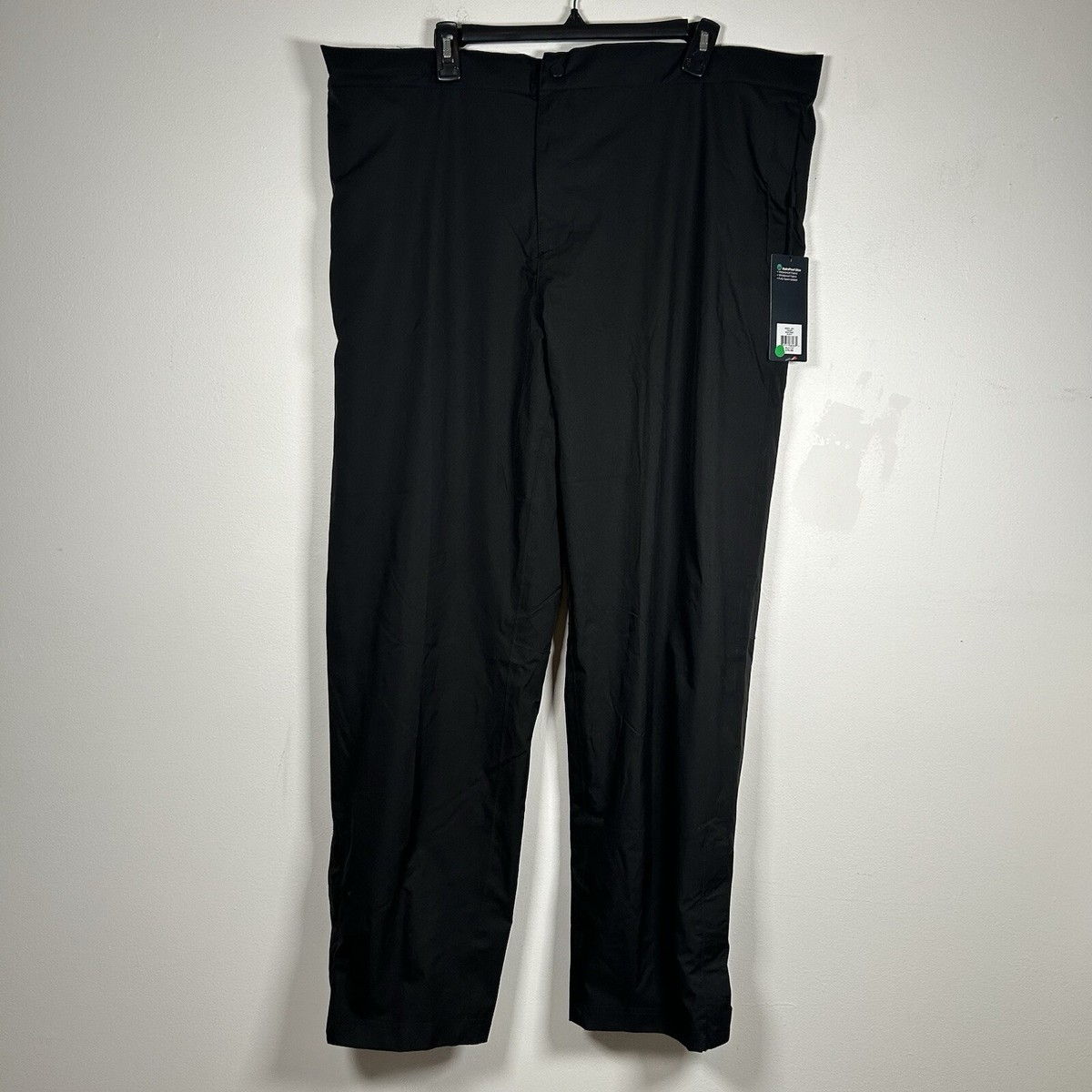 Walter Hagen NWT Men's Golf Rain Pants Size XXL 2XL Black