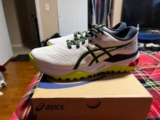 Asics Gel Kayano Ace 1111A209-100 White/Midnight Men Spikeless Golf Shoe