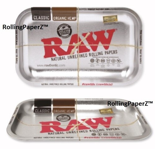 RAW Rolling Papers SILVER METALLIC Tray 11x7 NEW 2019 Edition - RAWthentic! - Bild 4 von 5