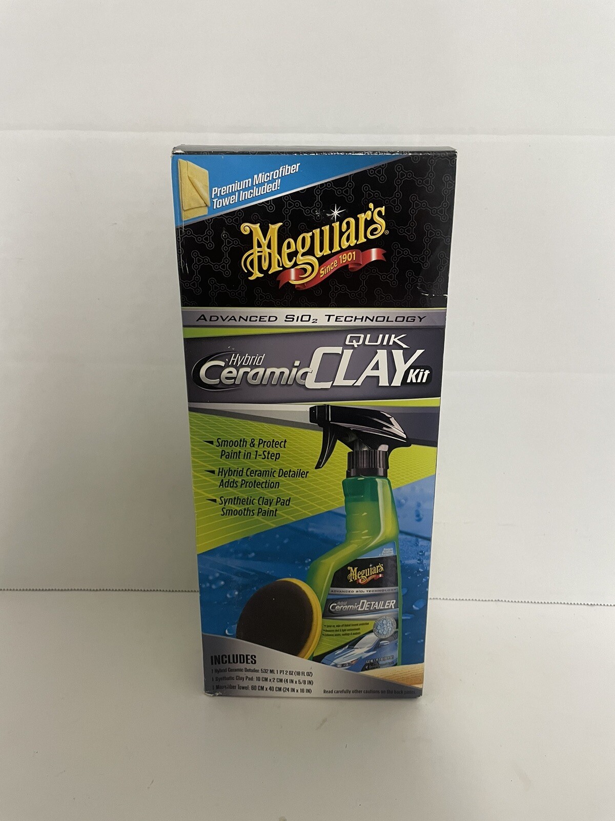 Meguiar's G200200 Hybrid Ceramic Quik Clay Kit eBay