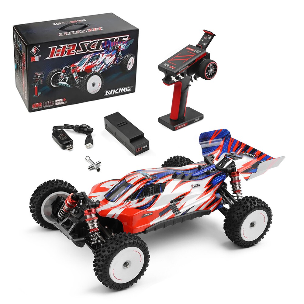 WLtoys RC Car 1/12 60KM/H Electric 2.4GHz 4WD RC Racing Car Long Work Time L6V4