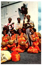 Postal De Hula Dancers Ilima Ipu De Gala Market Honolulu Hawaii 1960