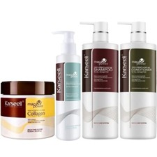 Karseell Dry Damaged Hair Repair Shampoo Conditioner Mask Protein Collagen Kit
