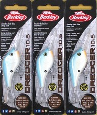 (3) Berkley 2 1/4 Dredger 10.5 Slow Rise 1/2 ...