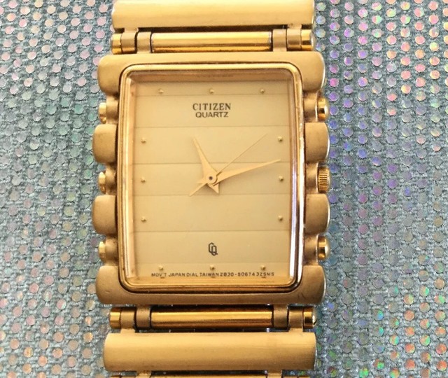Vintage Citizen 2830-899521 SMG Gold Tone Mens Watch Quartz Japan  Collectible for sale online | eBay