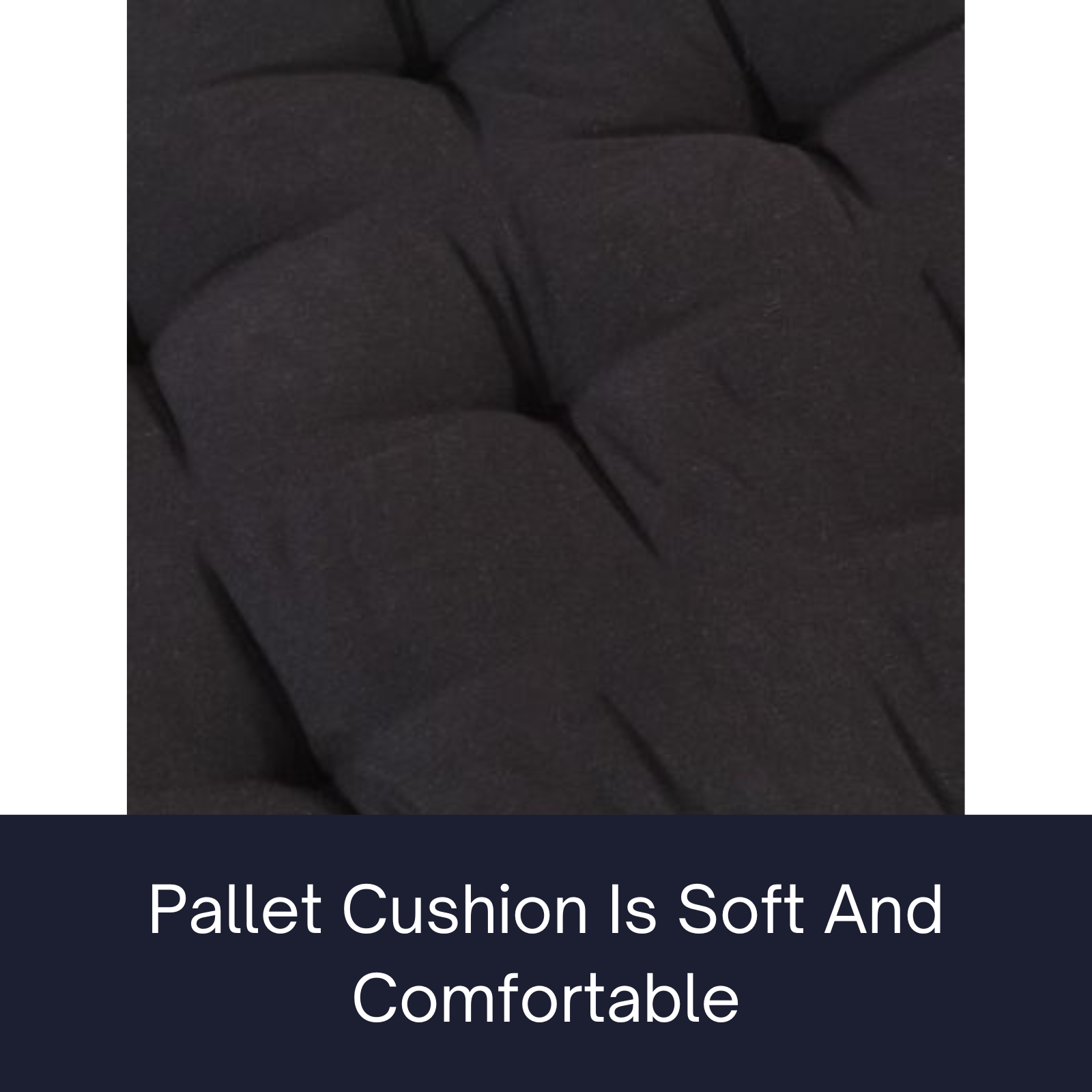 Thick Floor Cushion 120cm Cotton Upholstery Pallet Sofa Garden Bench