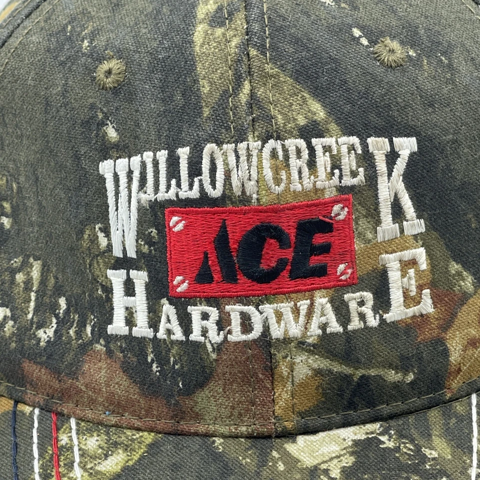 Willowcreek ACE五金帽标志莫西橡木迷彩可调节棒球帽 — 第 2/4 张图片