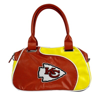 Kansas City Chiefs Women Per-fect Bowler Bag Purse by Little Earth NFL  Authentic