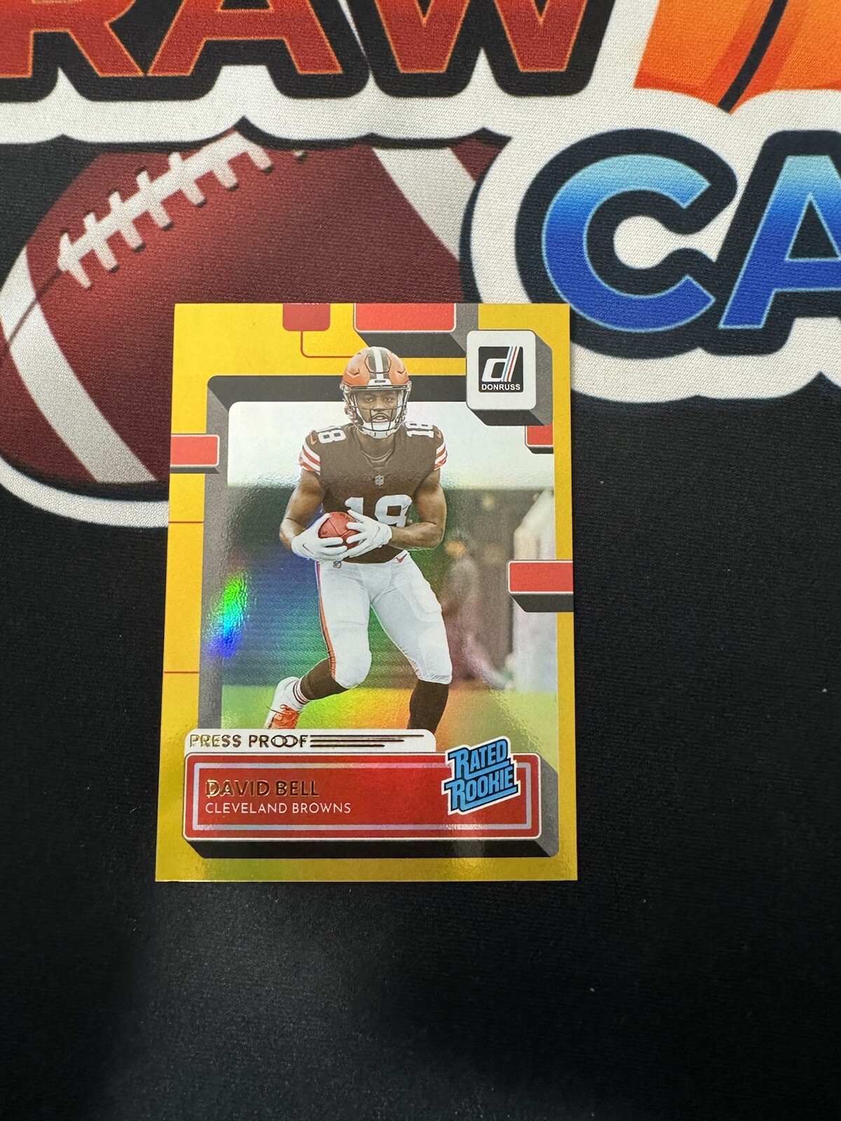 David Bell Gold Holo Press Proof Rated Rookie Card RC 2022 Donruss #332 Browns