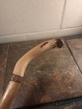 Vintage Hand Carved Curved Head Walking Stick / Cane